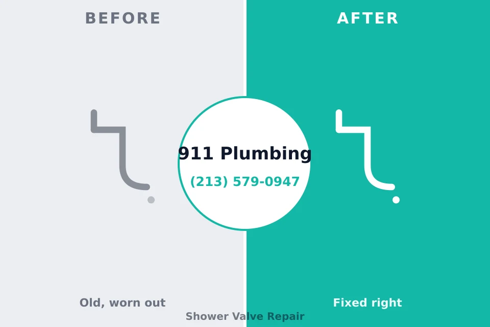 Before and after: plumbing repair Newport, TN